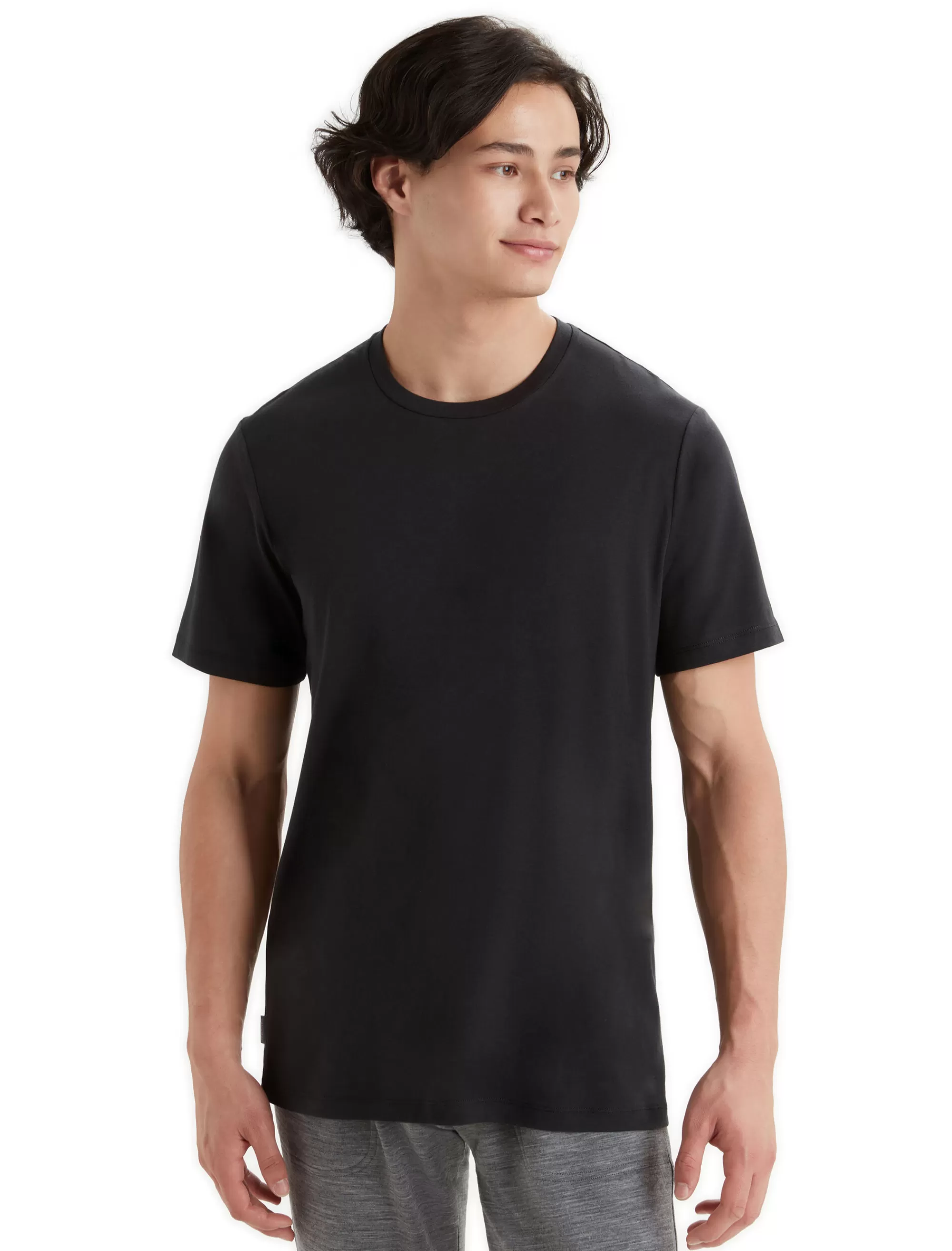 Best Sale Icebreaker Tencel™ Cotton T-Shirt Herren Black