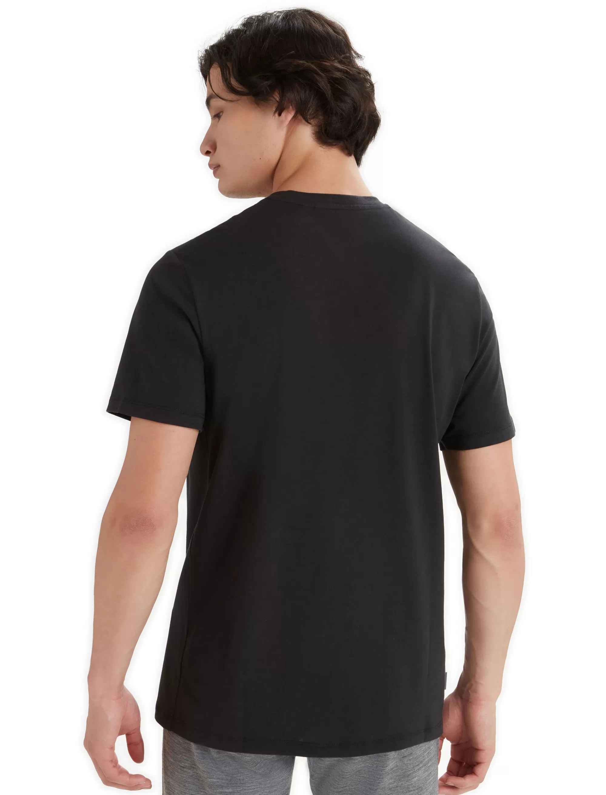 Best Sale Icebreaker Tencel™ Cotton T-Shirt Herren Black