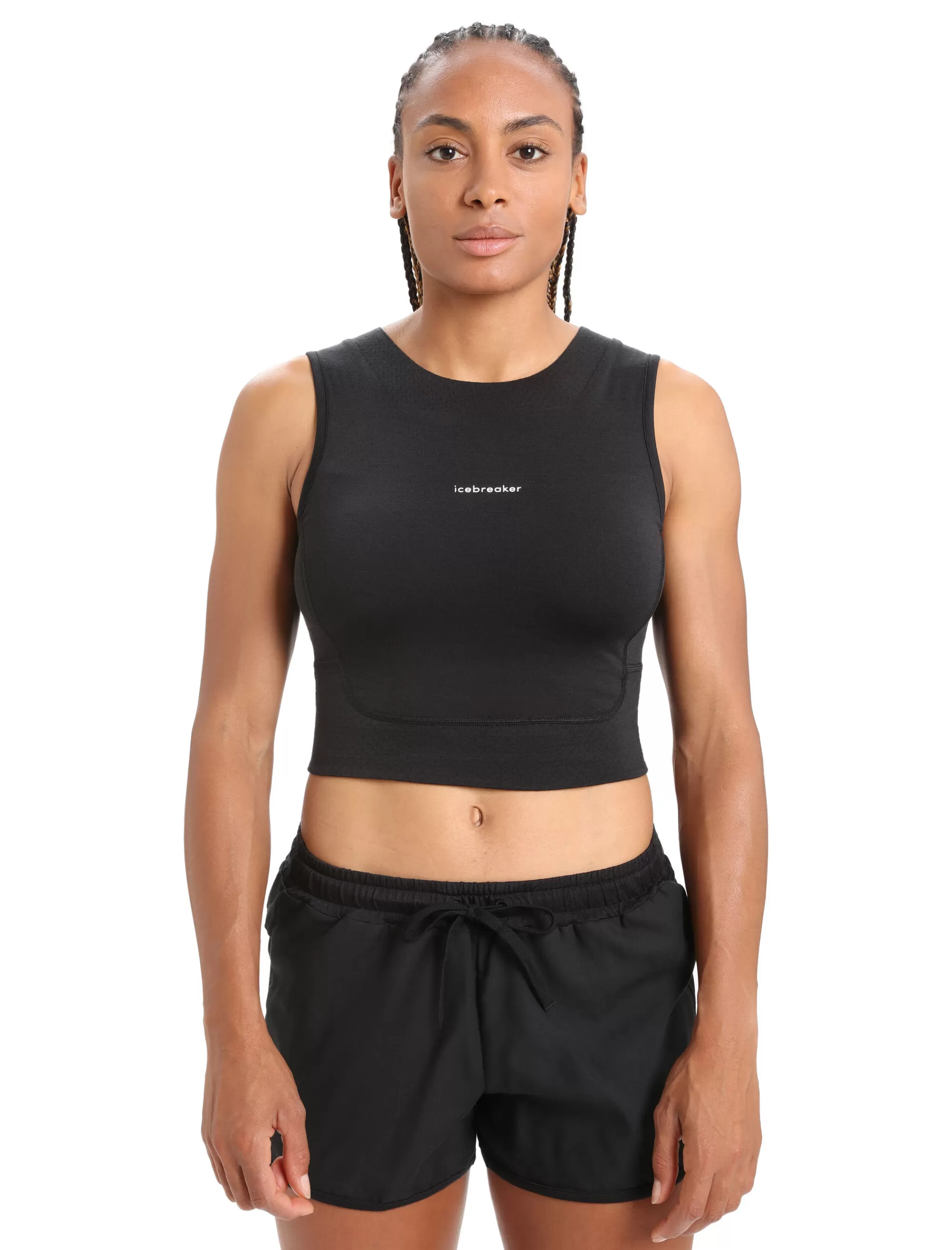 Discount Icebreaker Zoneknit™ Merino Bh-Tanktop Damen Black