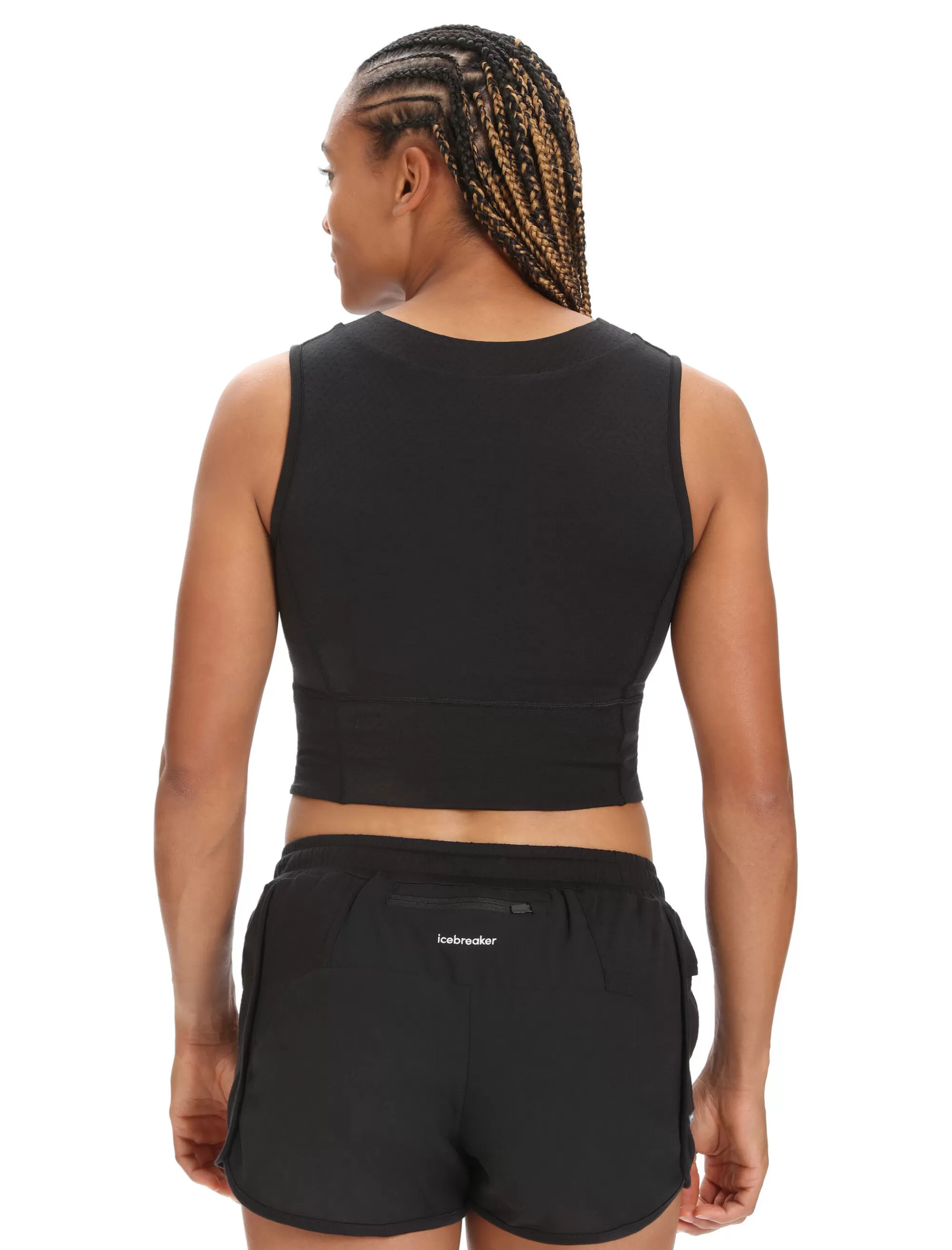 Discount Icebreaker Zoneknit™ Merino Bh-Tanktop Damen Black