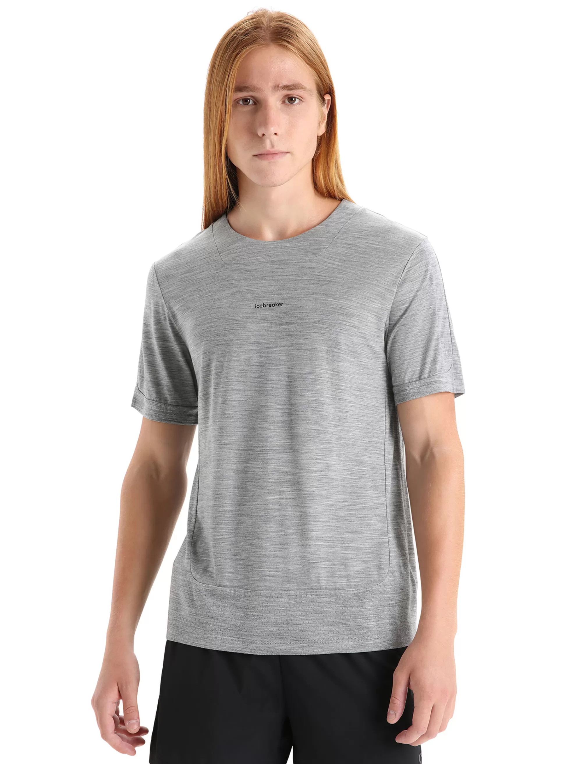 Best Sale Icebreaker Zoneknit™ Merino Kurzarmshirt Herren Metro Heather