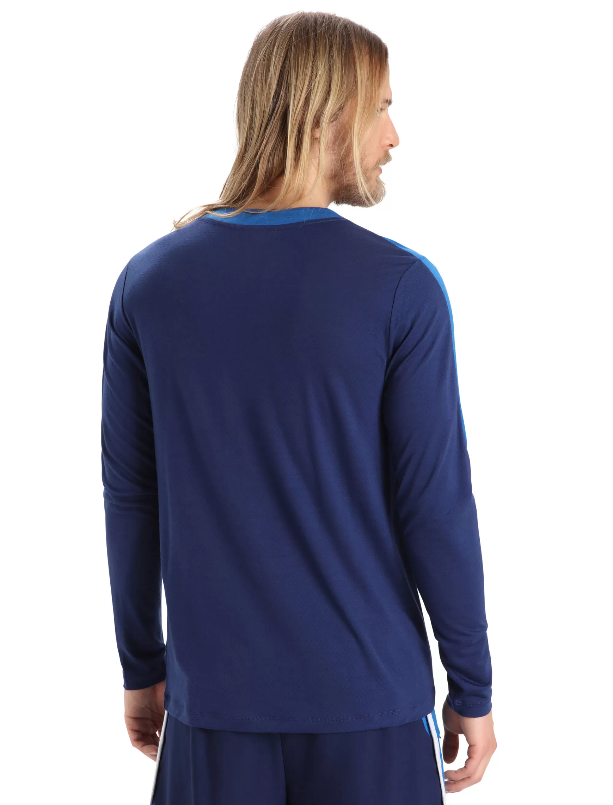 New Icebreaker Zoneknit™ Merino Langarmshirt Herren Lazurite/Royal Navy