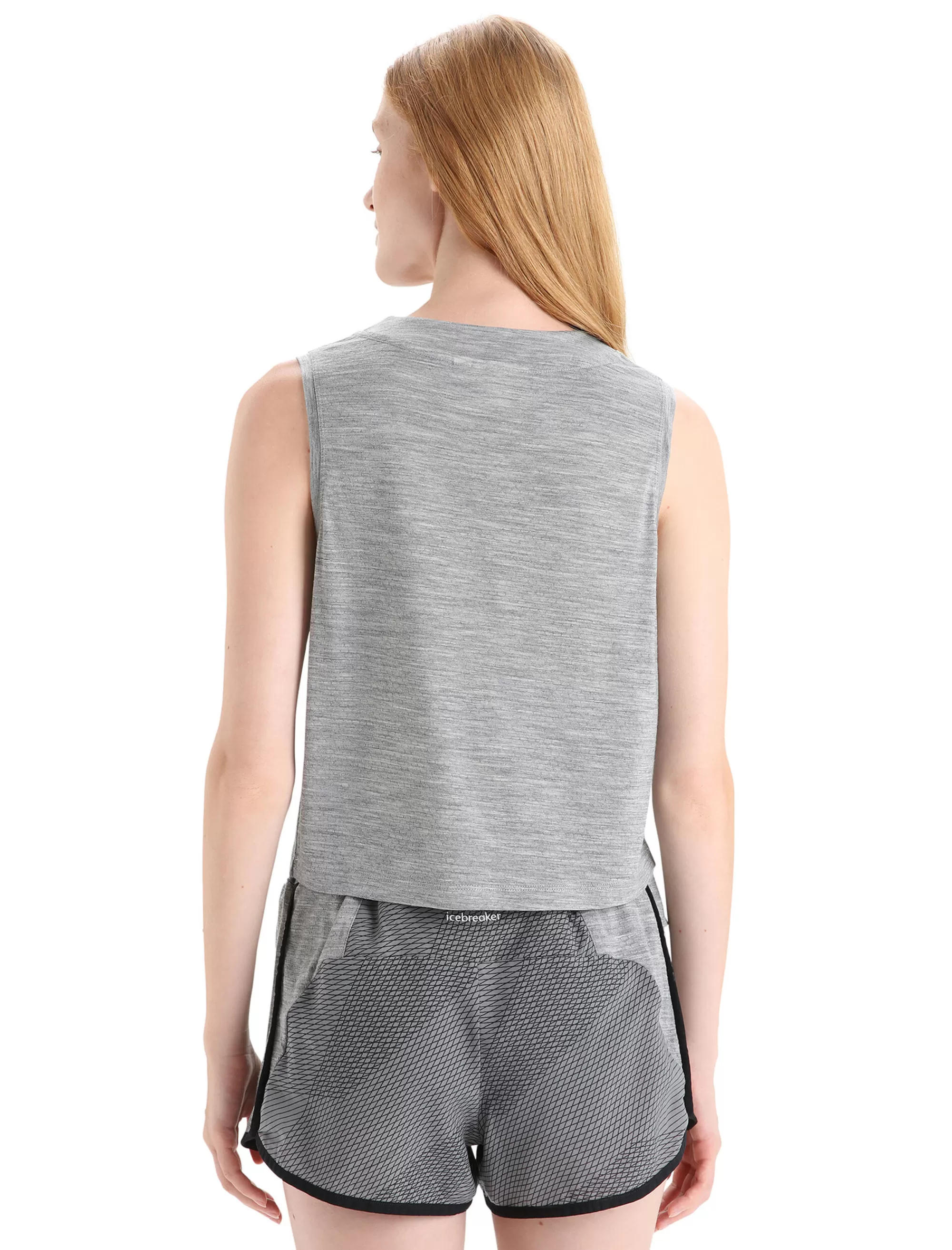 Best Icebreaker Zoneknit™ Merino Tanktop Damen Metro Heather