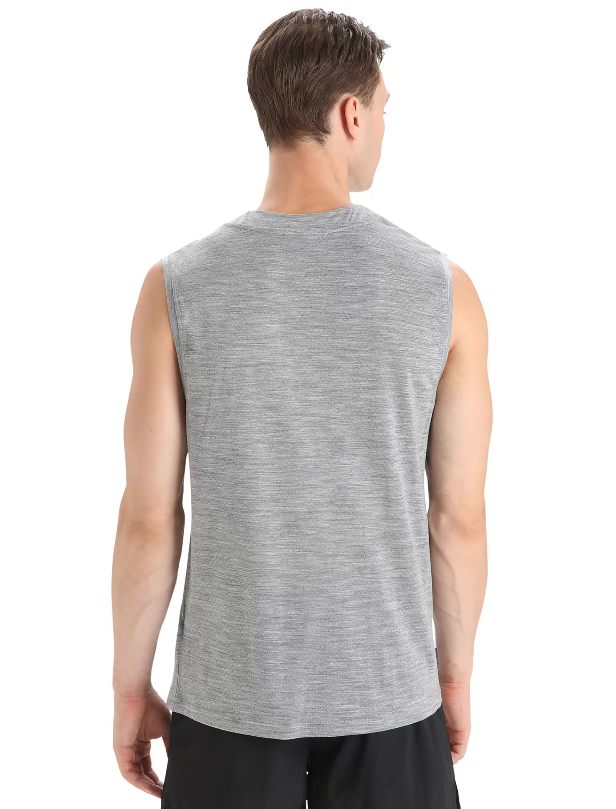 Store Icebreaker Zoneknit™ Merino Tanktop Herren Metro Heather