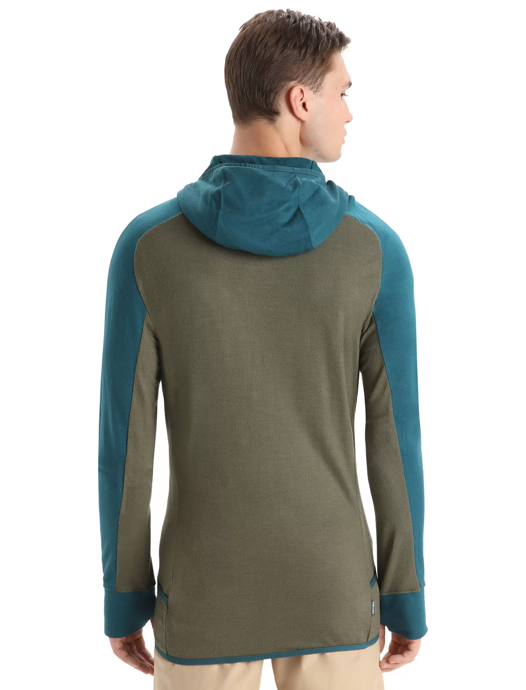 Flash Sale Icebreaker Zoneknit™ Merino Zip-Hoodie Herren Green Glory/Loden