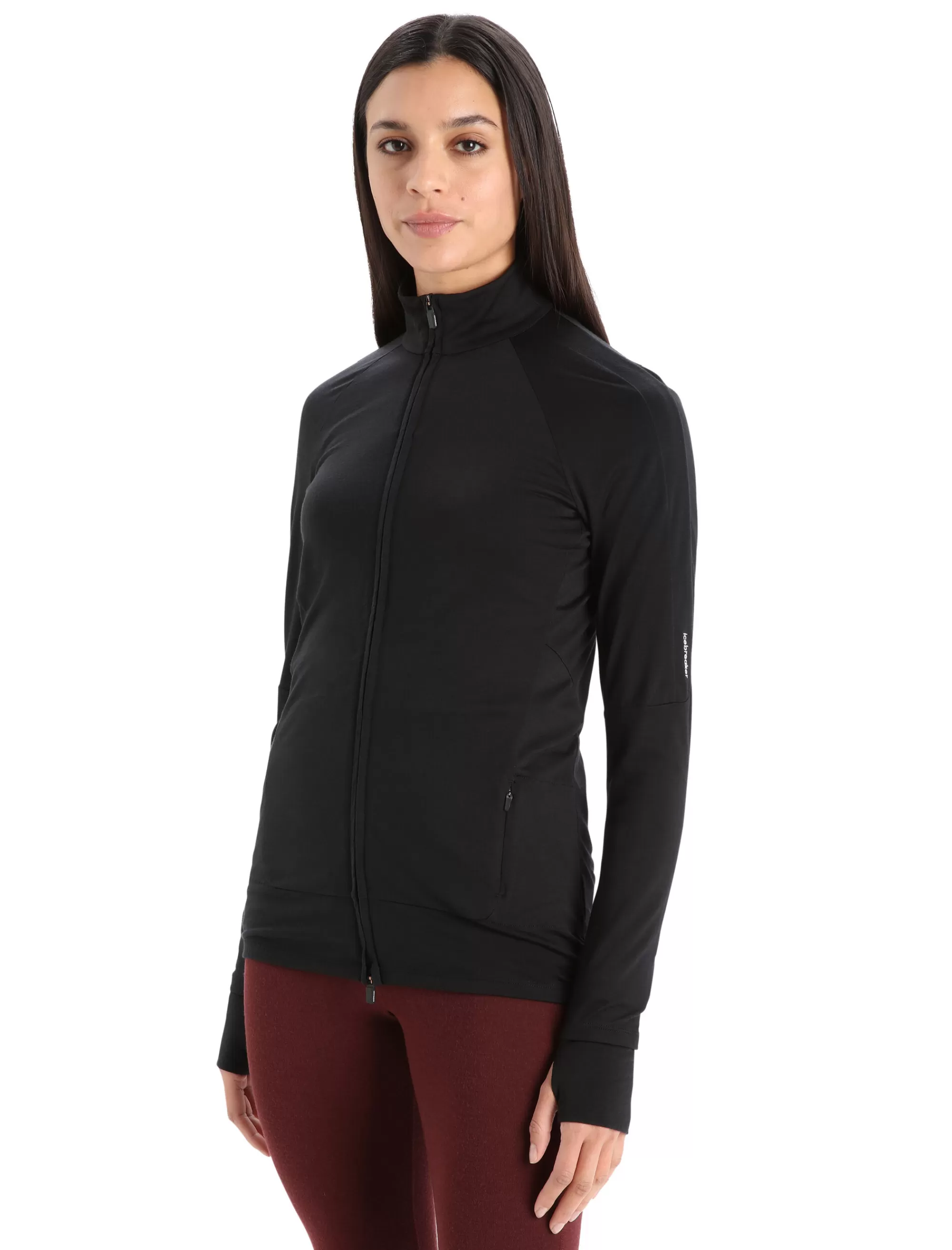 Shop Icebreaker Zoneknit™ Merino Zip-Jacke Damen Black