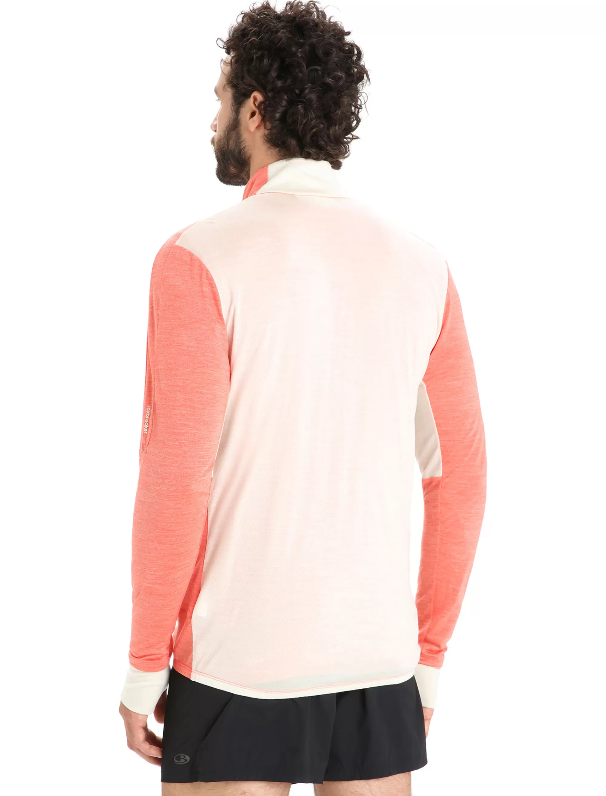 Sale Icebreaker Zoneknit™ Merino Zip-Jacke Herren Vibrant Earth Heather/Chalk